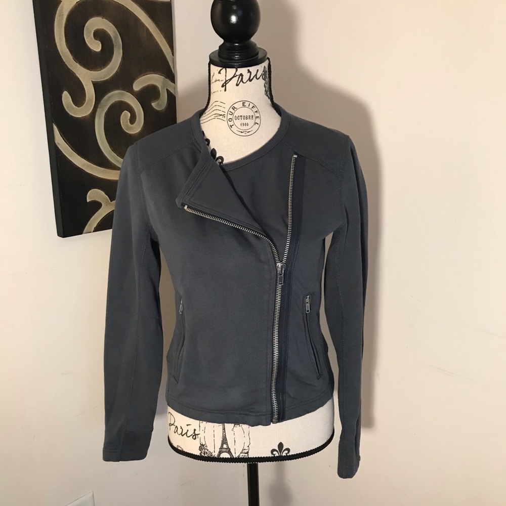 Gap heavy knit moto jacket